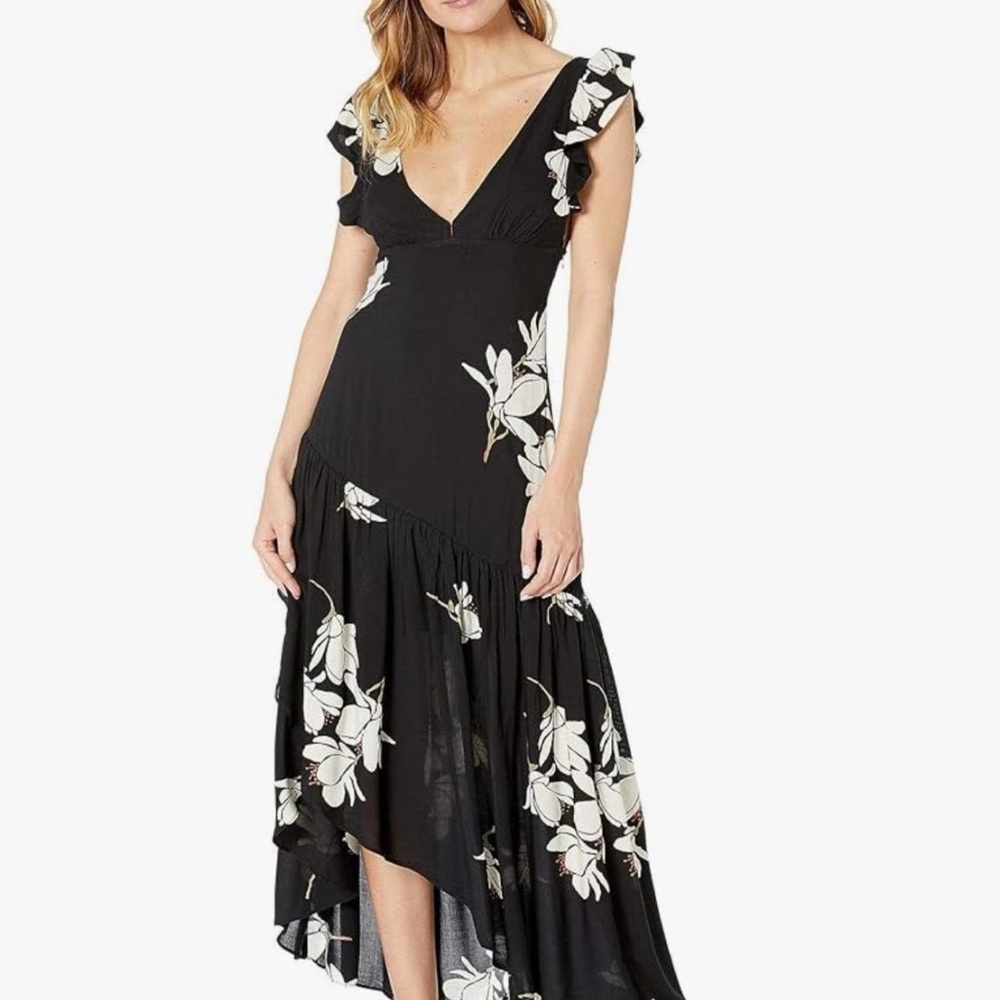 Free People She’s A Waterfall Wedding Guest Dress 0